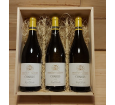 Wijnkist met 3 x  Joseph Drouhin Chablis - Bourgogne (wit)